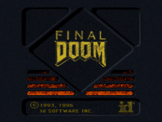 Final Doom title screen for Playstation